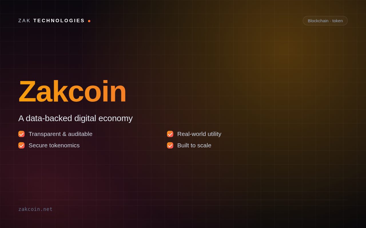 Zakcoin — overview